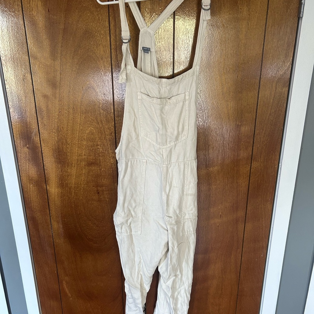 Aerie Cream Overalls